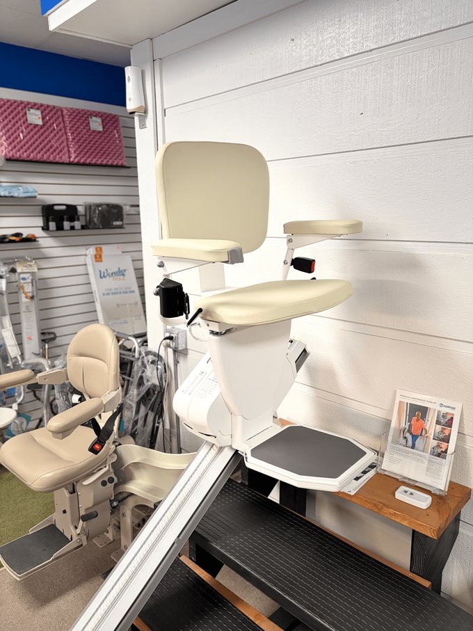 Stair lift installation example
